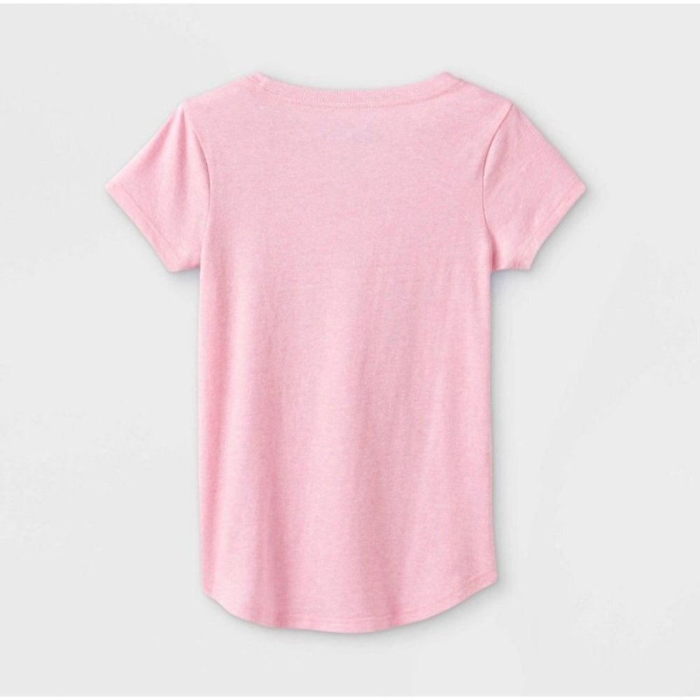Girls' Sailor Moon Short Sleeve Graphic T- Shirt - Pink-M (7/8) - Picture 2 of 4